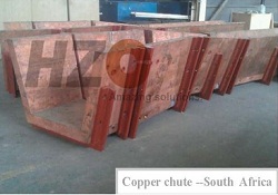 Copper chute